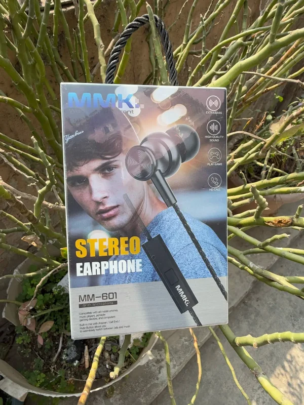 🎧 MMK MM-601 Stereo Earphones - Image 3